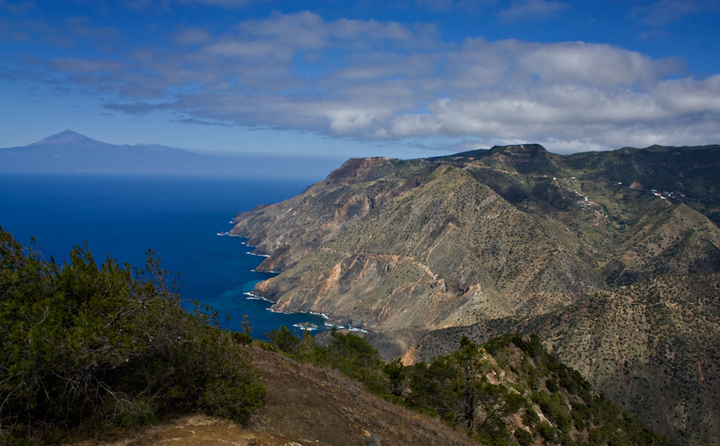 Blick vom Mirador Buenavista auf La Palma